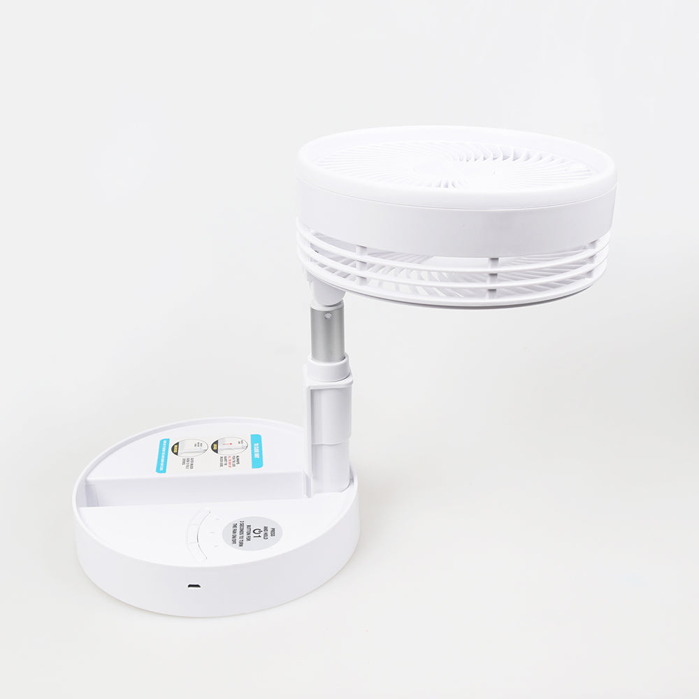 Ventilador ajustable 2 en 1 - Potente, plegable y portátil