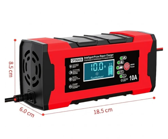 Cargador inteligente multiuso de 12V - Monitoreo en tiempo real