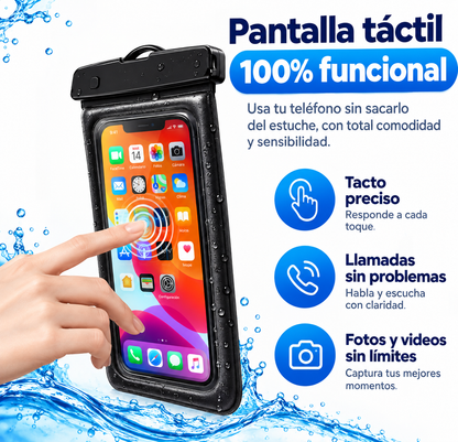 Funda Impermeable Universal para Celular - Sumergible y Sensible al Tacto