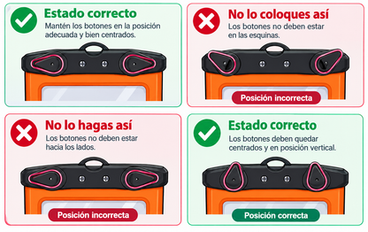 Funda Impermeable Universal para Celular - Sumergible y Sensible al Tacto