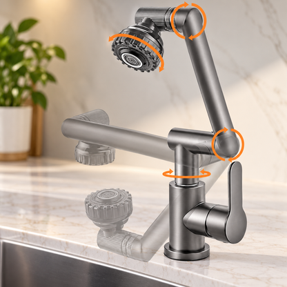 Grifo Giratorio 1080° con Brazo Articulado | Cocina y Baño