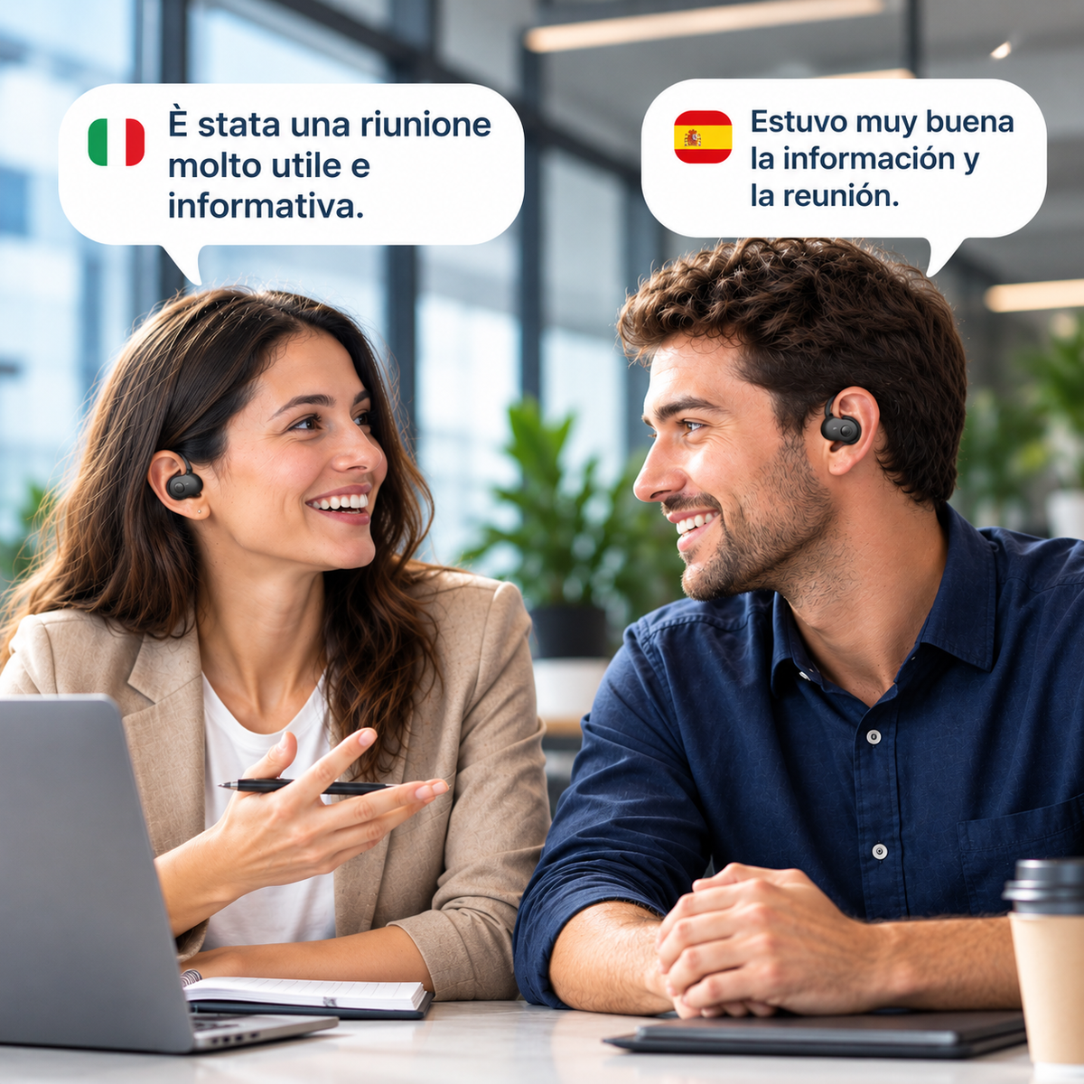 Audífonos traductores con IA